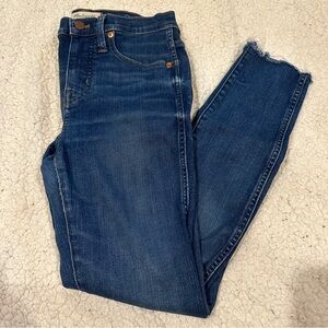 madewell 9” high rise skinny jeans size 26